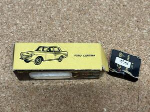 politoys FORD CORTINA 空箱 フォードコルティナ  ミニカー 当時物