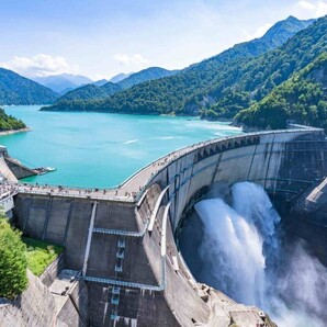 M55 黒部ダム/富山/立山/日本の風景/アートパネル/ファブリックパネル/インテリアパネル/ポスター