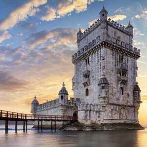 L44 ベレンの塔/ポルトガル/海外風景/アートパネル/ファブリックパネル/インテリアパネル/ポスター