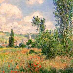 G31 サンマルタン島の小道/クロード・モネ/レプリカ/西洋絵画/アートパネル/ファブリックパネル/インテリアパネル/ポスター