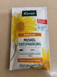 バスソルト ドイツ 製 KNEIPP クナイプ 入浴剤 アルニカ ARNIKA 1個 1回分 60g 新品 土産