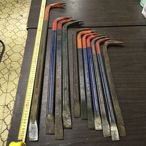 Штанга для выдергивания гвоздей 11шт Безопасная штанга Ручной инструмент Hirata