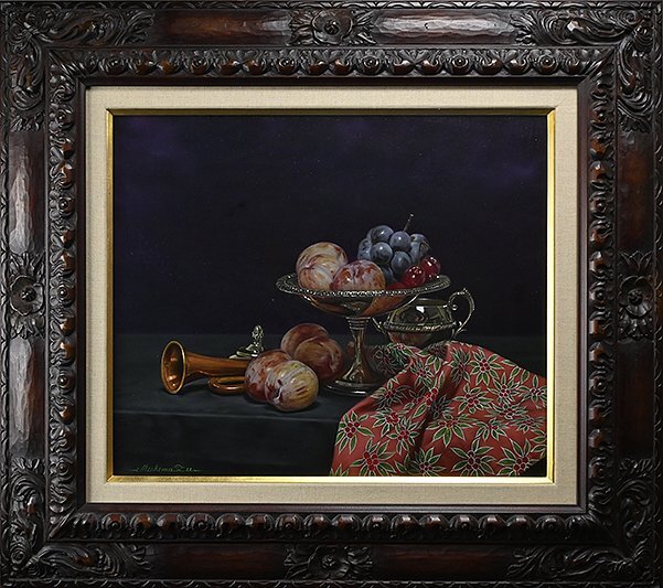 Yahoo!オークション -「リアリズム 油彩」(静物画) (油彩)の落札相場