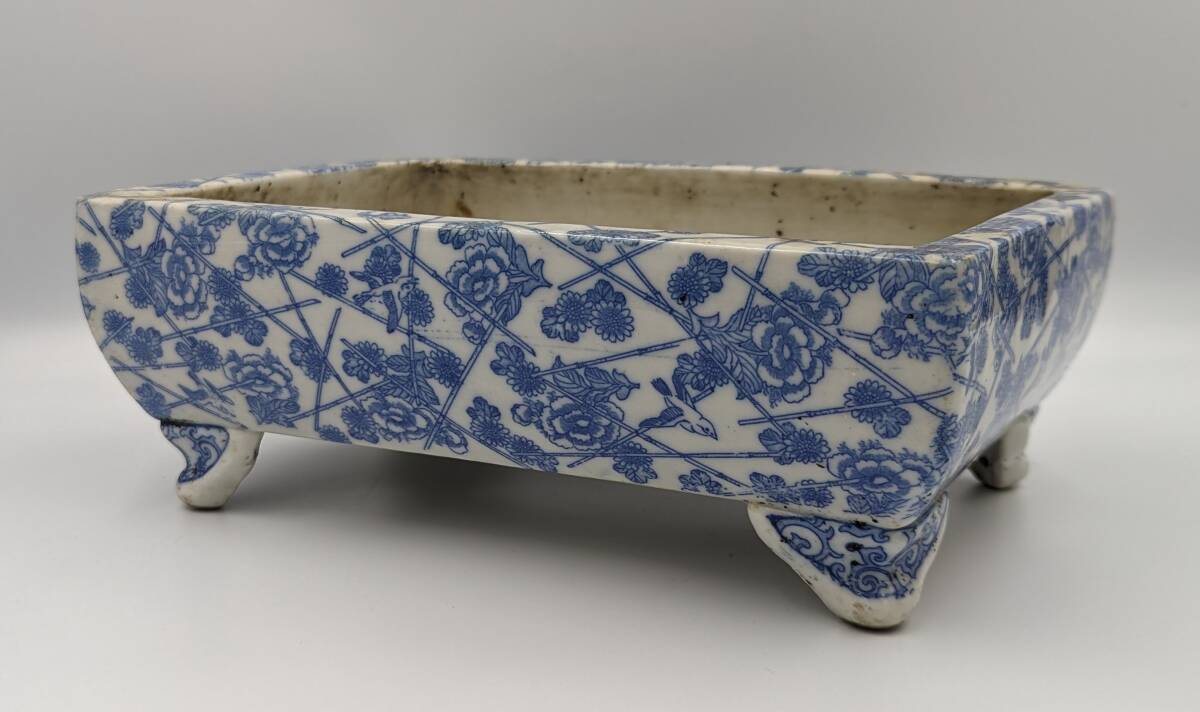 古い青磁水盤花器盆栽 古い青磁水盤花器盆栽 2025年最新】Yahoo!オークション -)水盤の