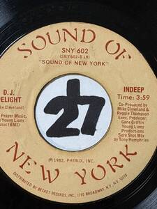 試聴 INDEEP D.J. DELIGHT / LAST NIGHT A D.J. SAVED MY LIFE 両面やや傷あり