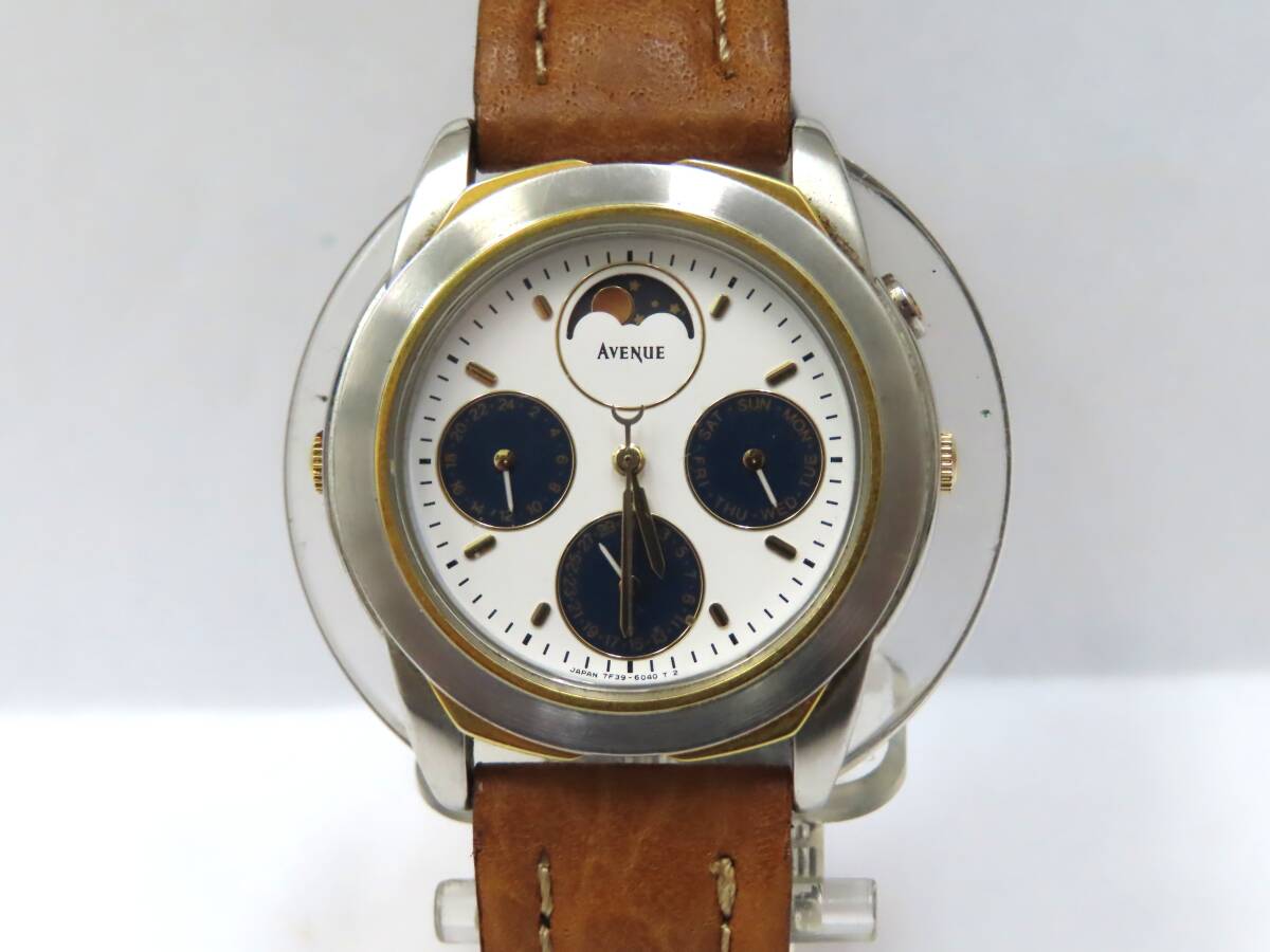 SEIKO セイコー AVENUE アベニュ-8E38-5000 シ戸製腕時計 SEIKO セイコー AVENUE アベニュ-8E38-5000 シ戸製腕時計 Yahoo