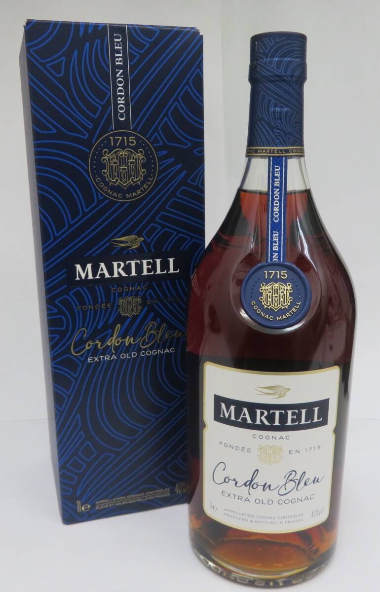 未開栓　Martell Cordon Bleu コニャック 箱入り　青ラベル マーテル コルドンブルー 700ml 箱なし ブランデー コニャック