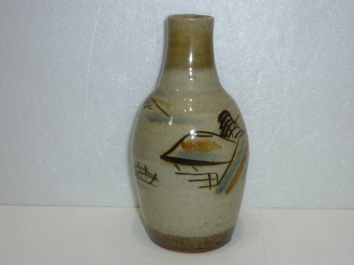 大徳利 笠間 民藝 民芸 酒器 益子 白 緑 古い 大徳利 笠間 民藝 民芸 酒器 益子 白 緑 古い 大徳利 笠間 民