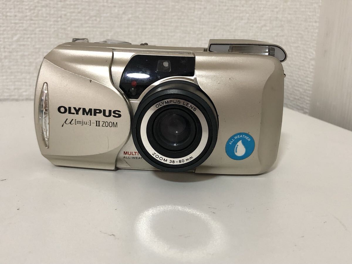 ✨完動品✨OLYMPUSμ[mju:]zoom-Ⅱ コンパクトフィルムカメラ 中古】OLYMPUS オリンパス μ[mju:]-II ミューII ZOOM VF