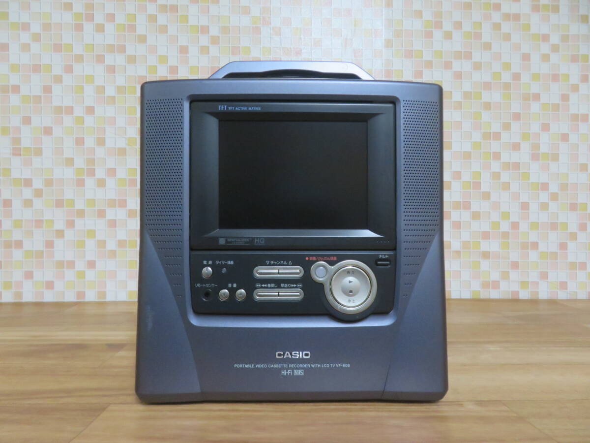 CASIO ポータブルビデオカセットレコーダー　 VF-60S Yahoo!オークション -「vf60s」(ビデオデッキ) (映像機器)の落札