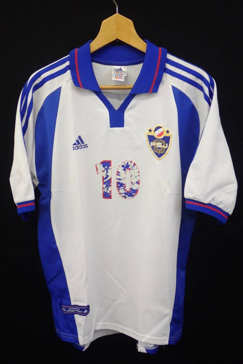 アディダス　adidas サッカー　ユーゴスラビア代表　ユニフォーム　ビンテージ Yahoo!オークション -「adidas ユーゴスラビア」(ユニフォーム