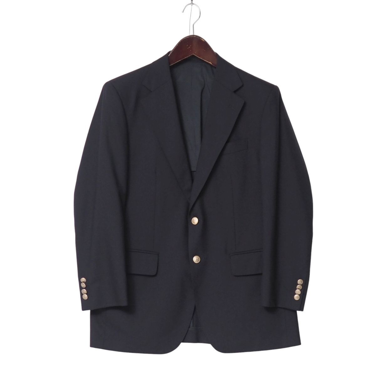 Burberry’s バーバリー テーラード ウール ジャケット ネイビー M 中古・古着通販】Burberry's (バーバリーズ) 金釦ウール