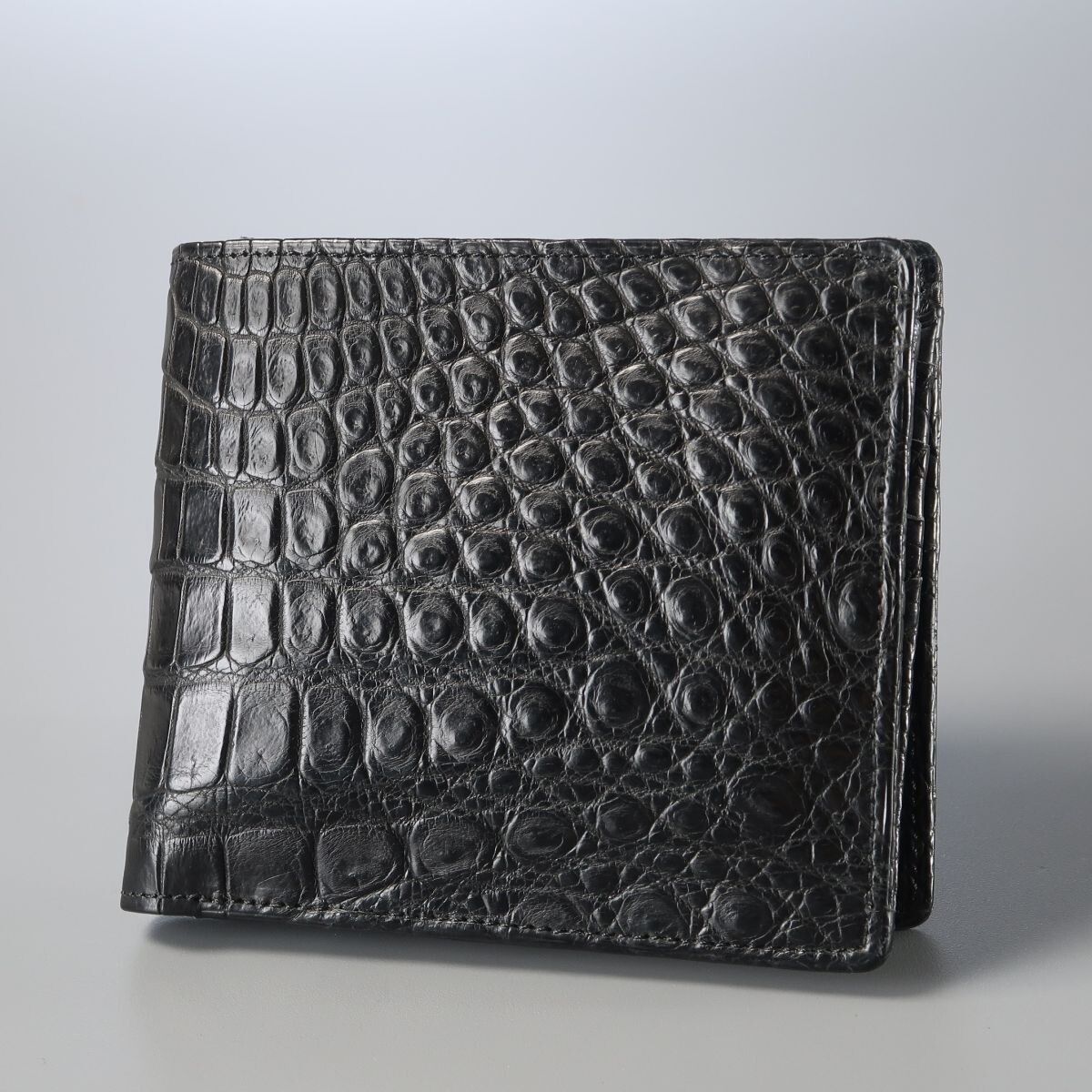 【実物撮影】クロコダイル 二つ折り財布 新品 未使用 送料無料 内側ブラック 2025年最新】Yahoo!オークション -クロコダイル 二つ折り財布の
