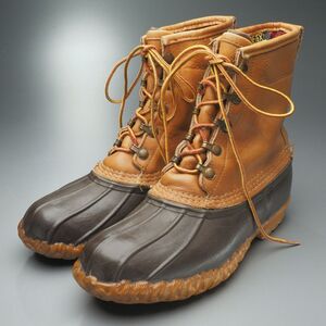 W3565//90-е Винтаж/США Сделано* L.L.Bean* Мужские 7/Гор-Текс/Тинсулейт/Биновые Сапоги/Отличная Обувь/Коричневый