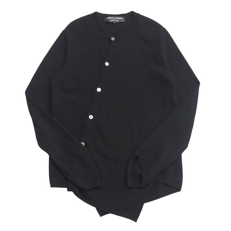 入手困難 98AW⭐️コムデギャルソンオムプリュス コットンニットカーディガン 入手困難 98AW⭐️コムデギャルソンオムプリュス コットンニット