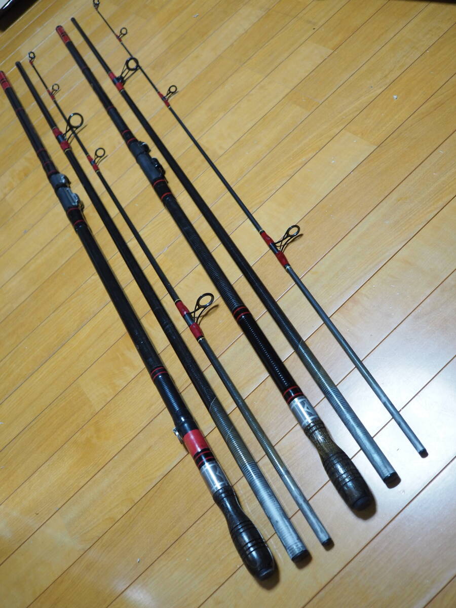 がまかつ　がま投げ　スーパーキャスティング30-405 美品　並継　投げ竿 がまかつ がま投げ スーパーキャスティング30-405 美 並継 投げ