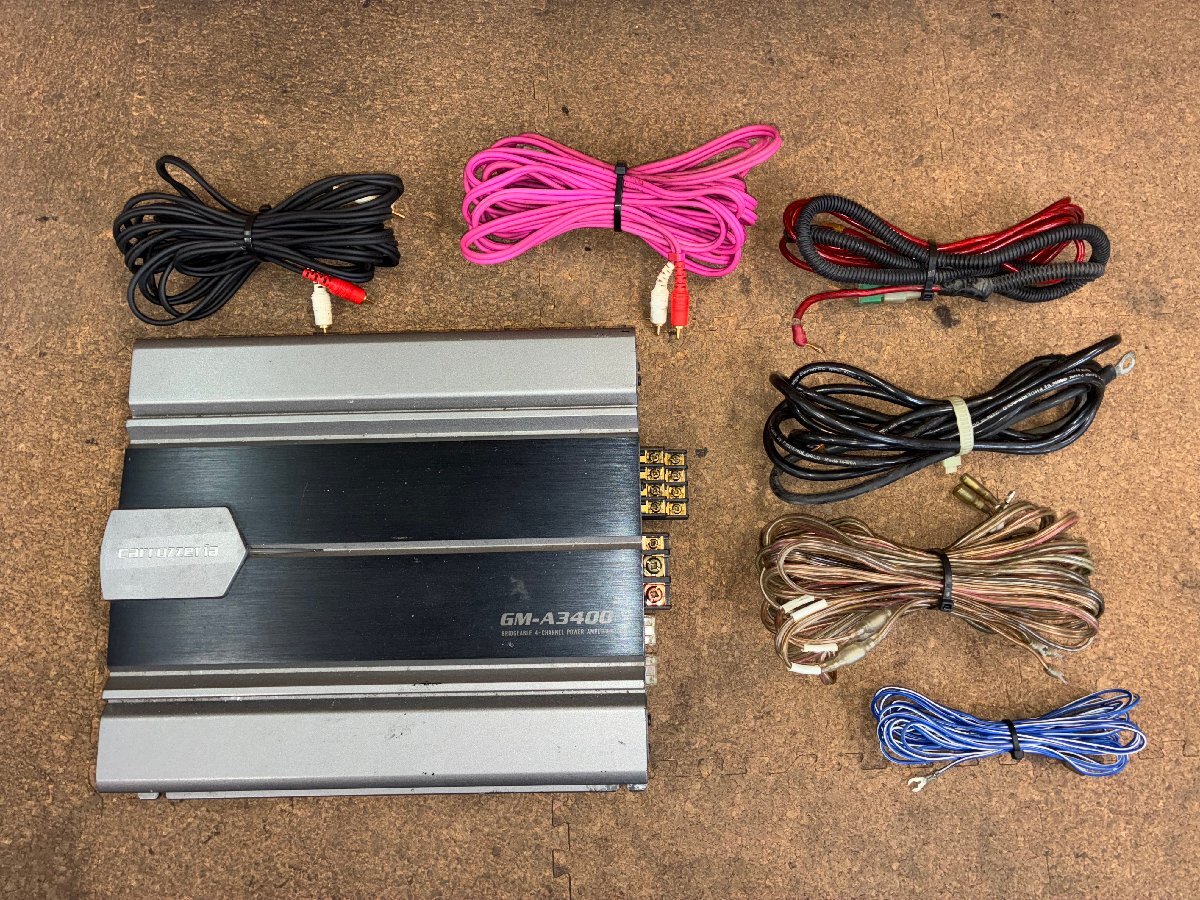 アンプ　GM-A3400 Pioneer CARROZZERIA Gm-a3400 4ch Power Amplifier Capacitor