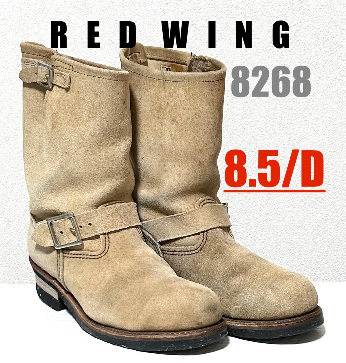 【希少サイズ】レッドウィング 8268 / US5D / スエードエンジニア 希少サイズ】レッドウィング 8268 / US5D / スエードエンジニア