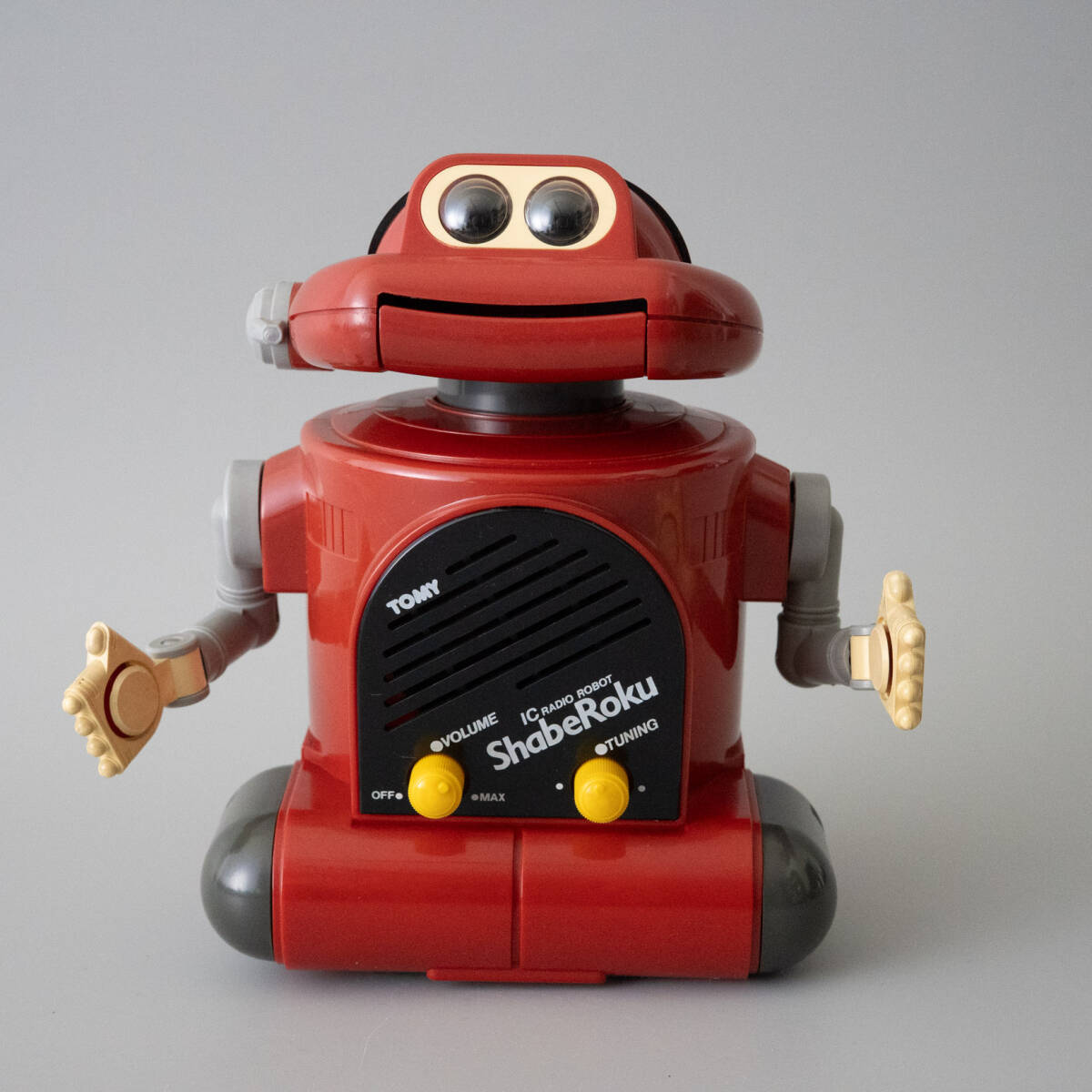 ヴィンテージ ロボットおもちゃ 黒 赤 yko-storeyk_og1452