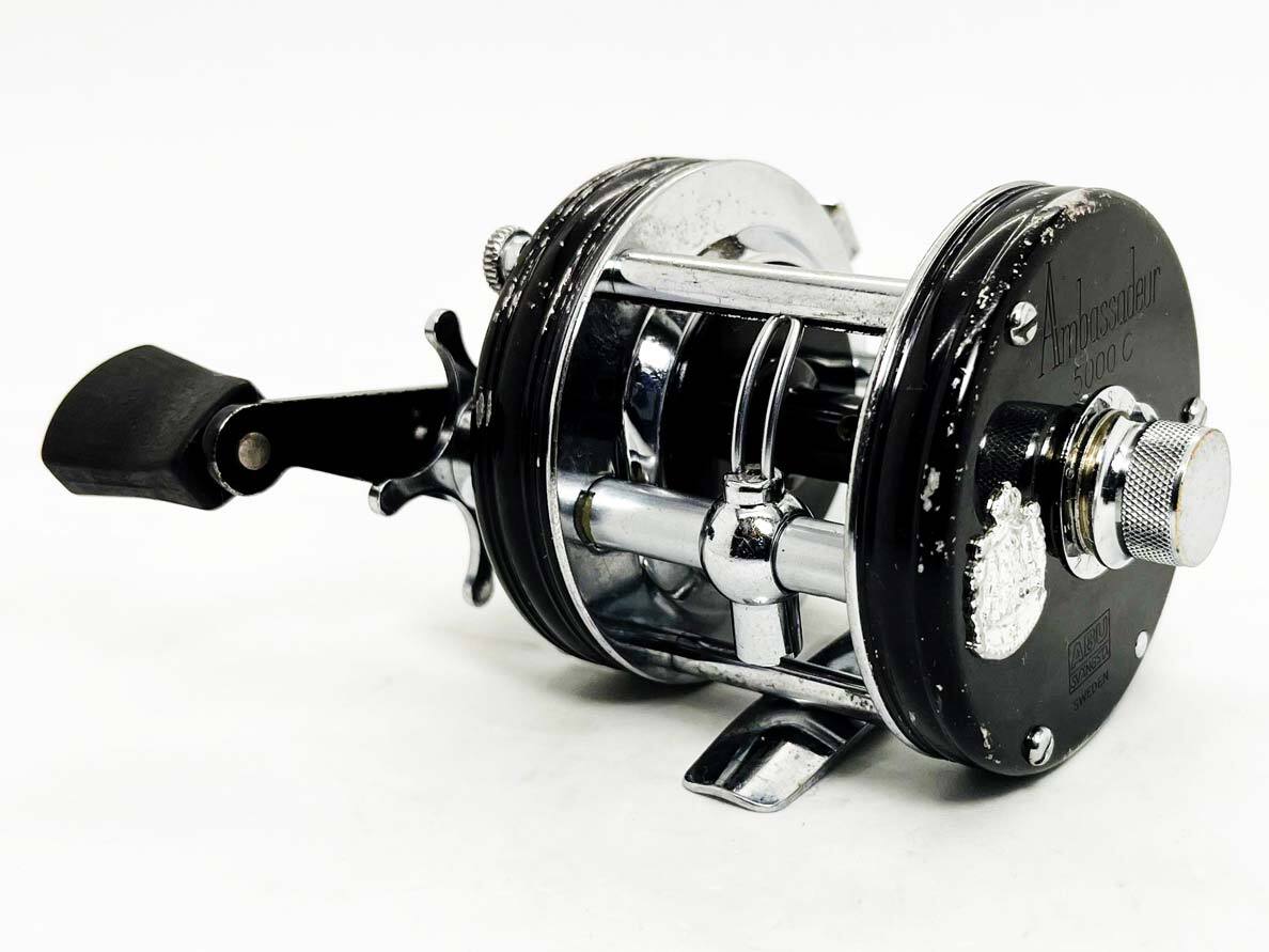 【中古品】希少　アブガルシア 5000c ベイトリール　ブラック 2025年最新】Yahoo!オークション -アブ5000cの中古品・新品・未