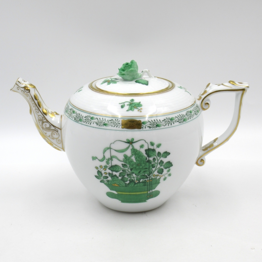 Yahoo!オークション -「ヘレンド 清の花籠」(ヘレンド