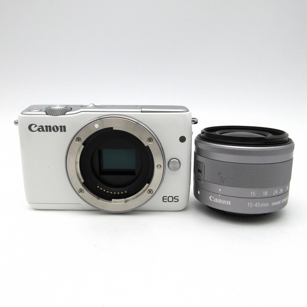 （美品）動作確認済みCanon EOS M10 グレー 美品）動作確認済みCanon EOS M10 グレー ＋ 写レンズ