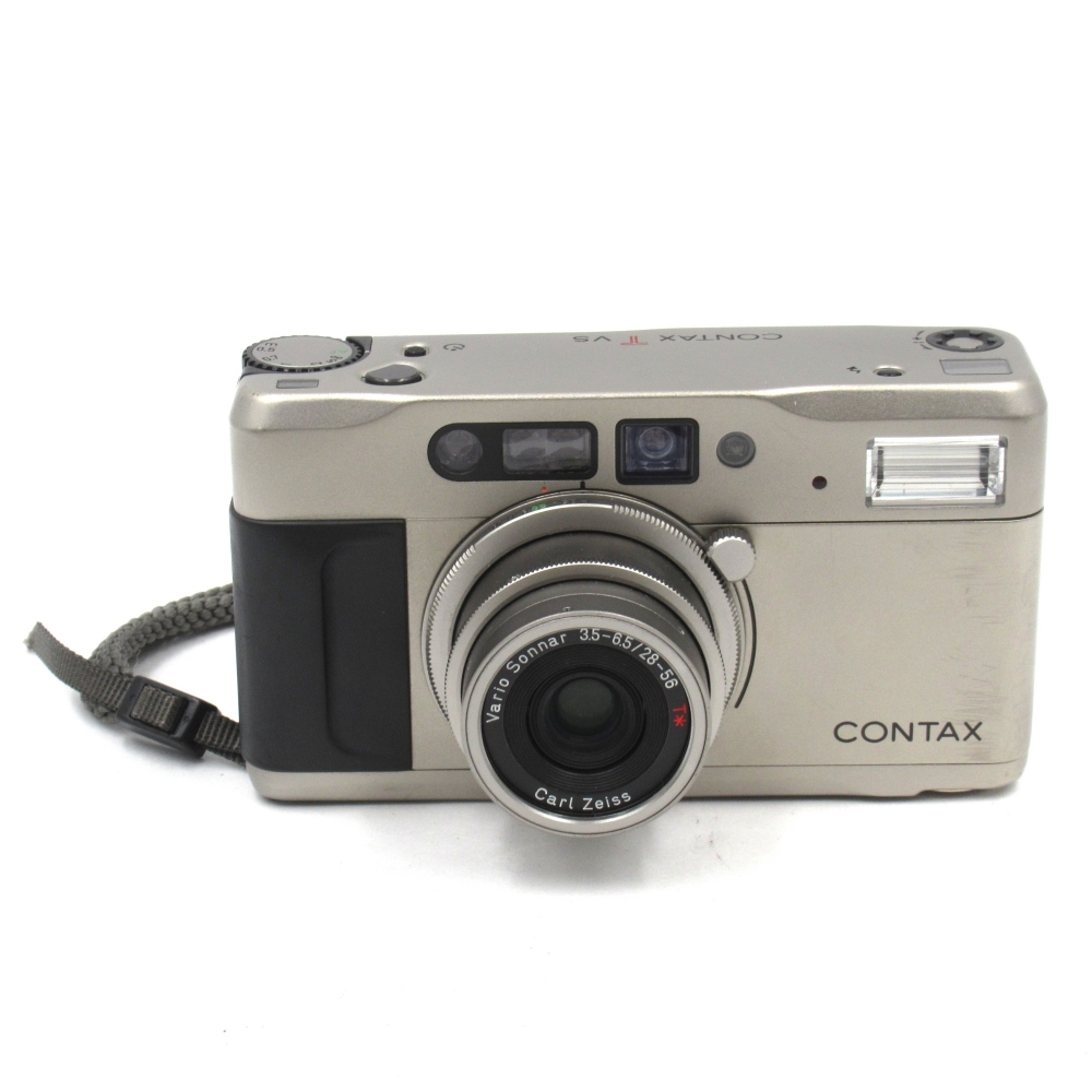 CONTAX TVS シルバー フィルムカメラ ケース付き CONTAX TVS シルバー フィルムカメラ ケース付き