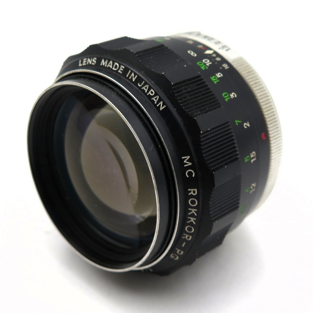 ミノルタ　MC ROKKOR-PG 58mm f/1.2 レンズ ◎ MINOLTA (ミノルタ) MC ROKKOR-PG 58mm/f1.2《前期型−II