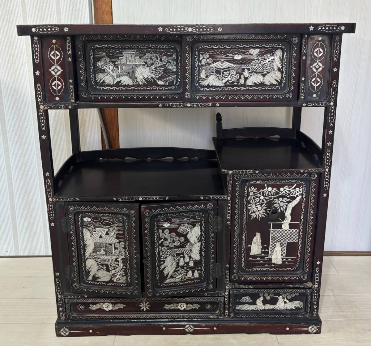 Yahoo!オークション -「螺鈿 茶箪笥」の落札相場・落札価格