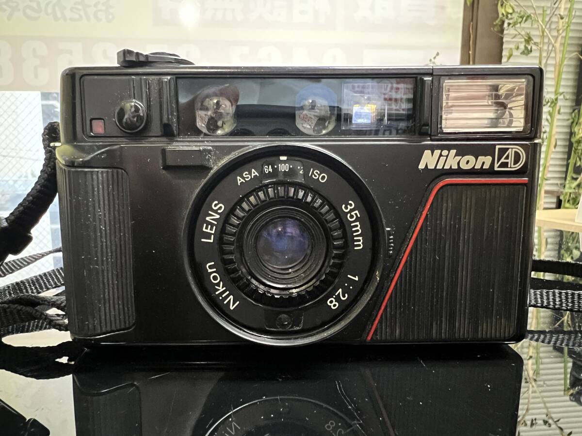 ■Nikon L35AD iso1000 コンパクトフィルムカメラ　動作確認済み Yahoo!オークション -「nikon l35 ad iso 1000」(フィルムカメラ