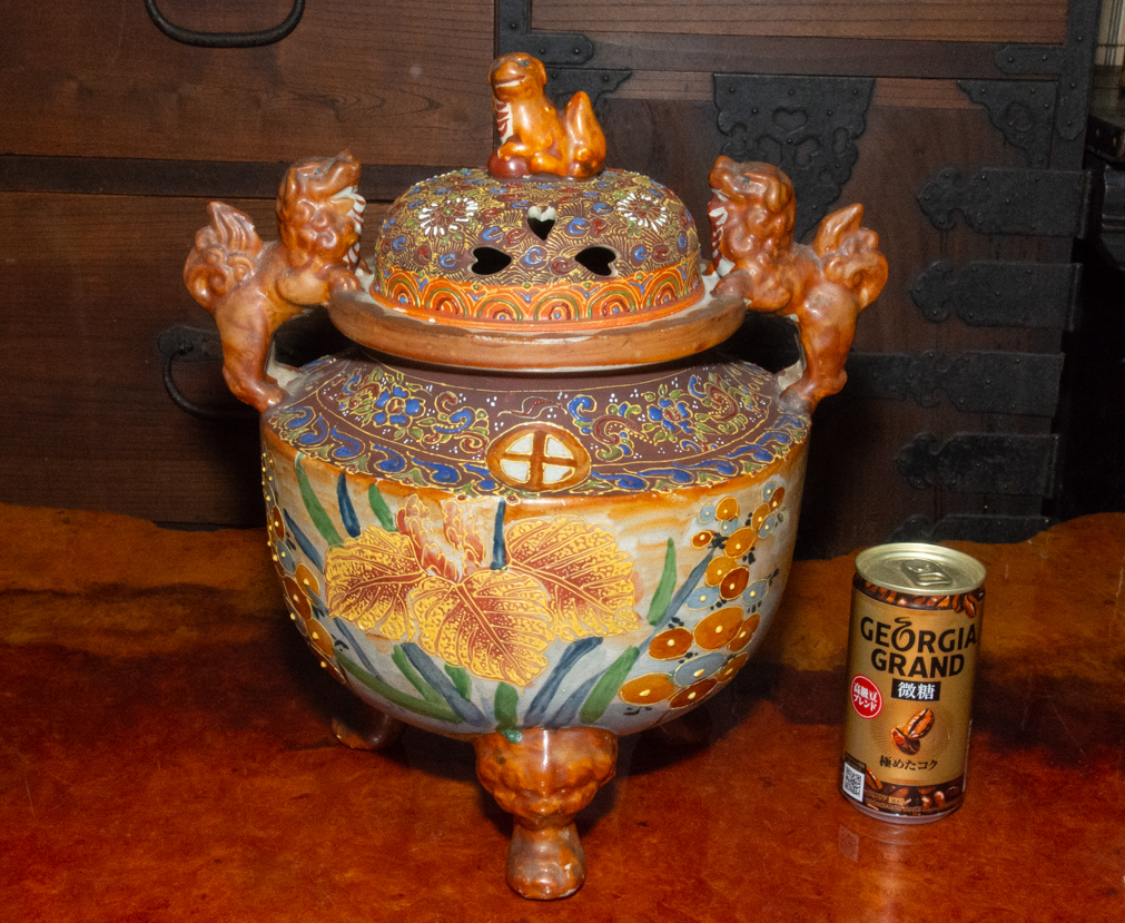 ♥値下げ!とても古い 古銅製 香炉 大型 木箱付き 骨董品 古玩 Yahoo!オークション -「香炉」(アンティーク、コレクション) の