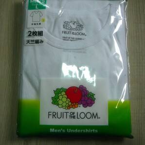 フルーツオブザルーム(L)半袖丸首インナー2枚