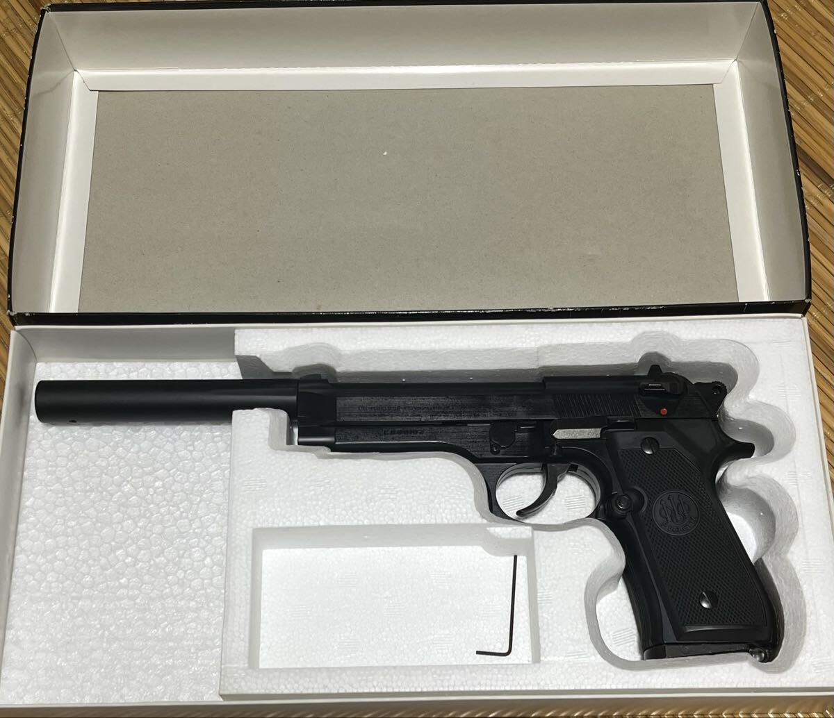 マルシン工業希少品ベレッタM92F 固定スライドガスガン1989年製ガス漏れ無し マルシンベレッタM92Fマキシ固定スライドガスガン可変スーパー