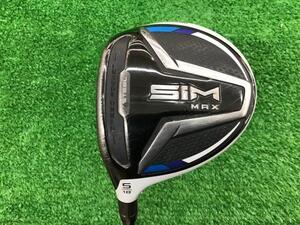 TaylorMade Sim Fairway Wood MAX SIM MAX 5W зеркальный ti Flex S б/у C разряд
