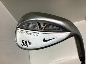 Nike NIKE vi kto Lee красный клей b Wedge VICTORY RED V-REV GROOVES( атлас ) 58°/10° Flex S б/у D разряд