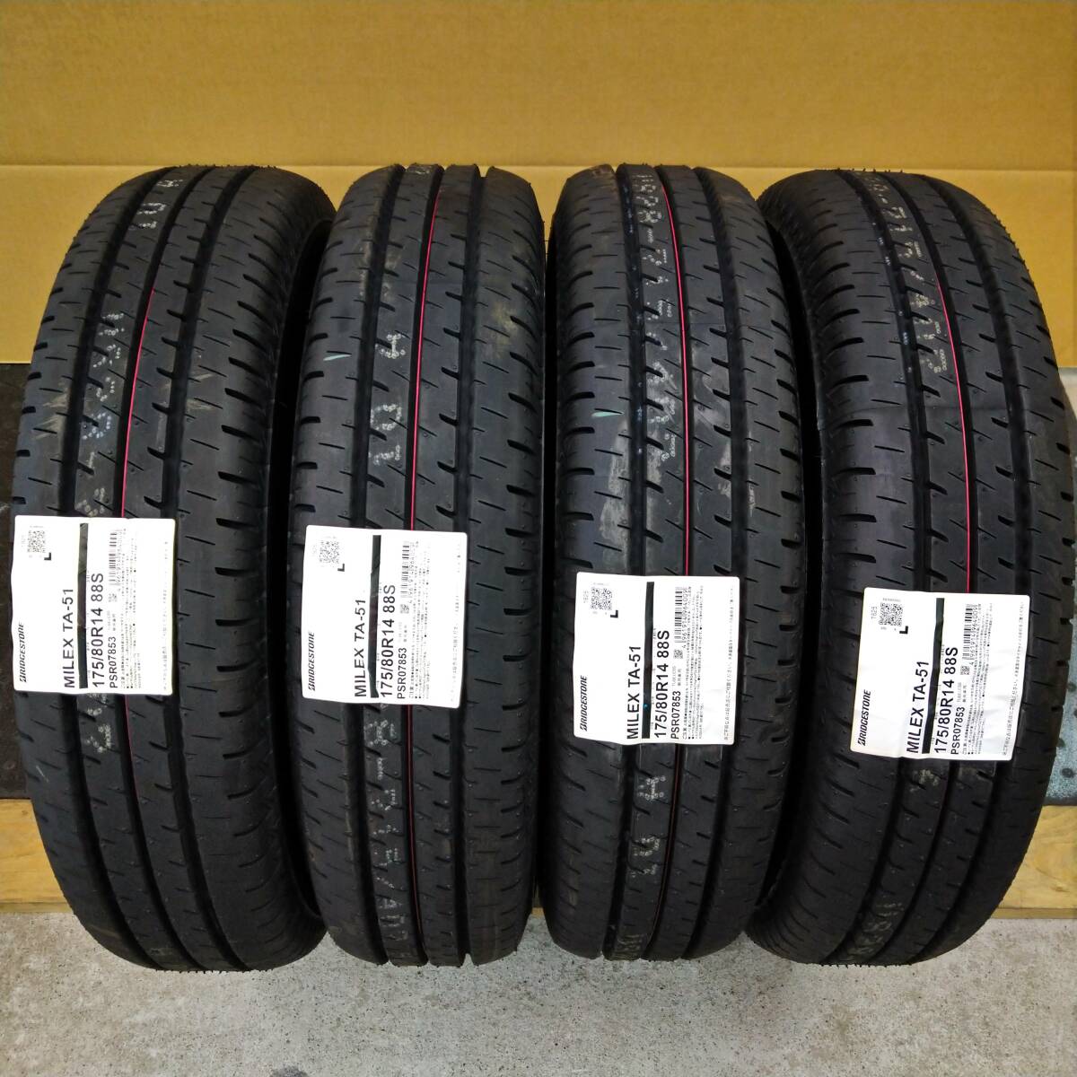 ★新品未使用品175/80R14ブリヂストンMILEX TA-51 25年製4本 2025年最新】Yahoo!オークション -175 80 14の中古品・新品・未