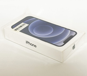 【即決】Apple iPhone 12 ブラック 64GB 箱のみ 美品 箱類の複数在庫あり 本体/充電器/USBケーブルなし