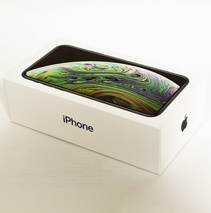 【即決】Apple iPhone XS スペースグレイ 64GB 箱のみ 美品 箱類の複数在庫あり 本体/充電器/USBケーブルなし