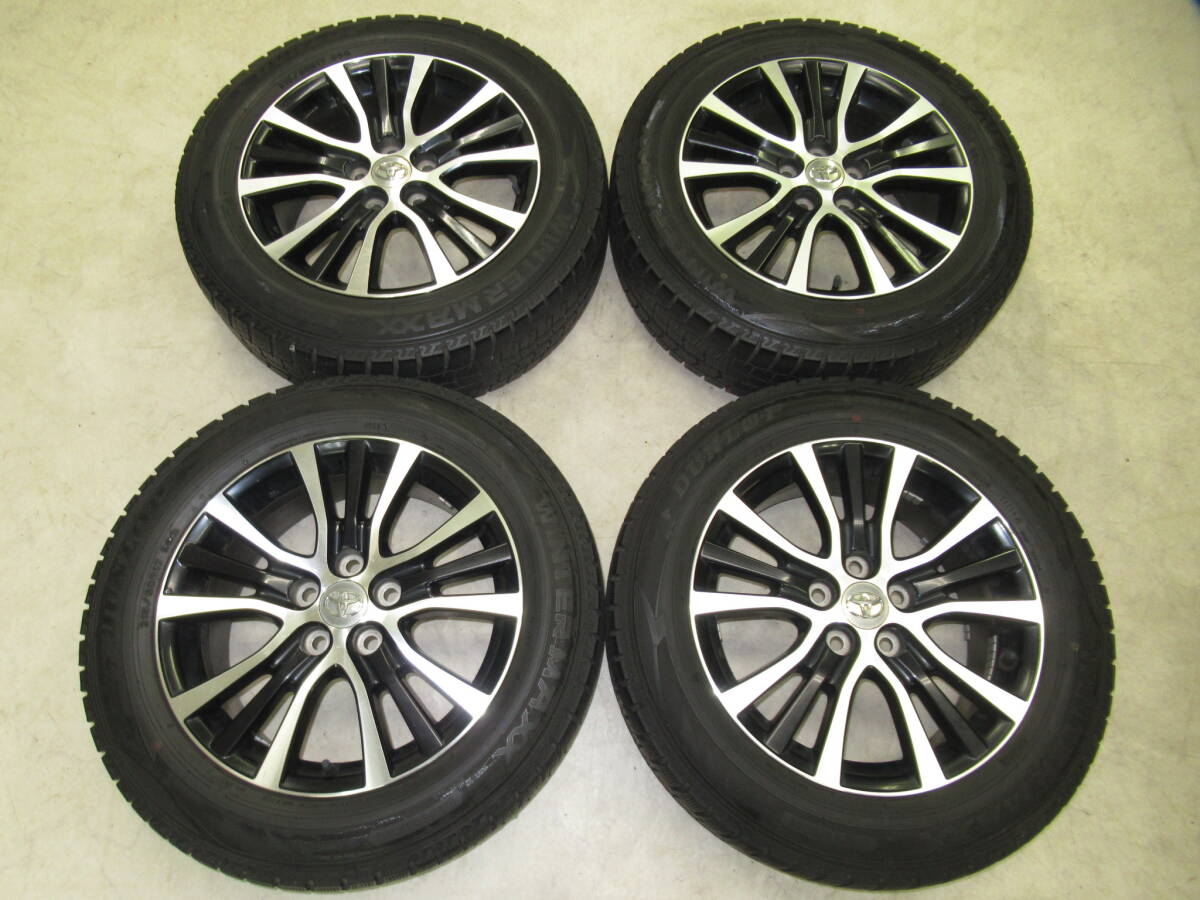 トヨタ純正 50 エスティマ ハイブリッド ブラポリ BS 215/60R17 良好品】トヨタ エスティマ ハイブリッド 純正 17in 7J +50