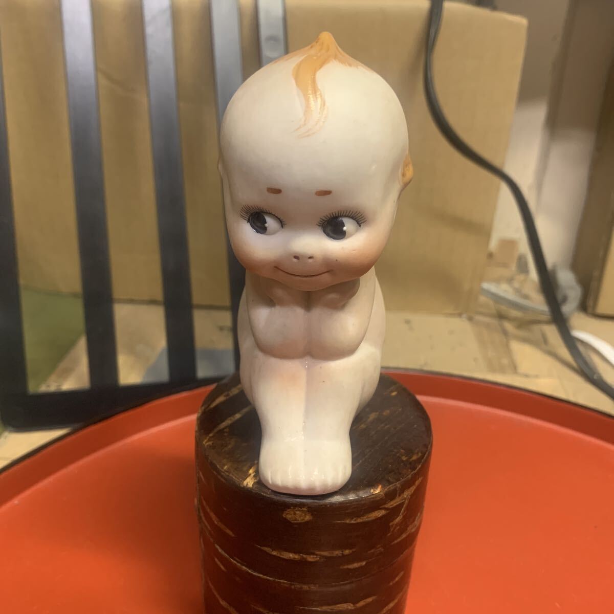 キューピーコレクション BOX レトロ キューピーみたいなソフビとビニールボックスSET キューピー