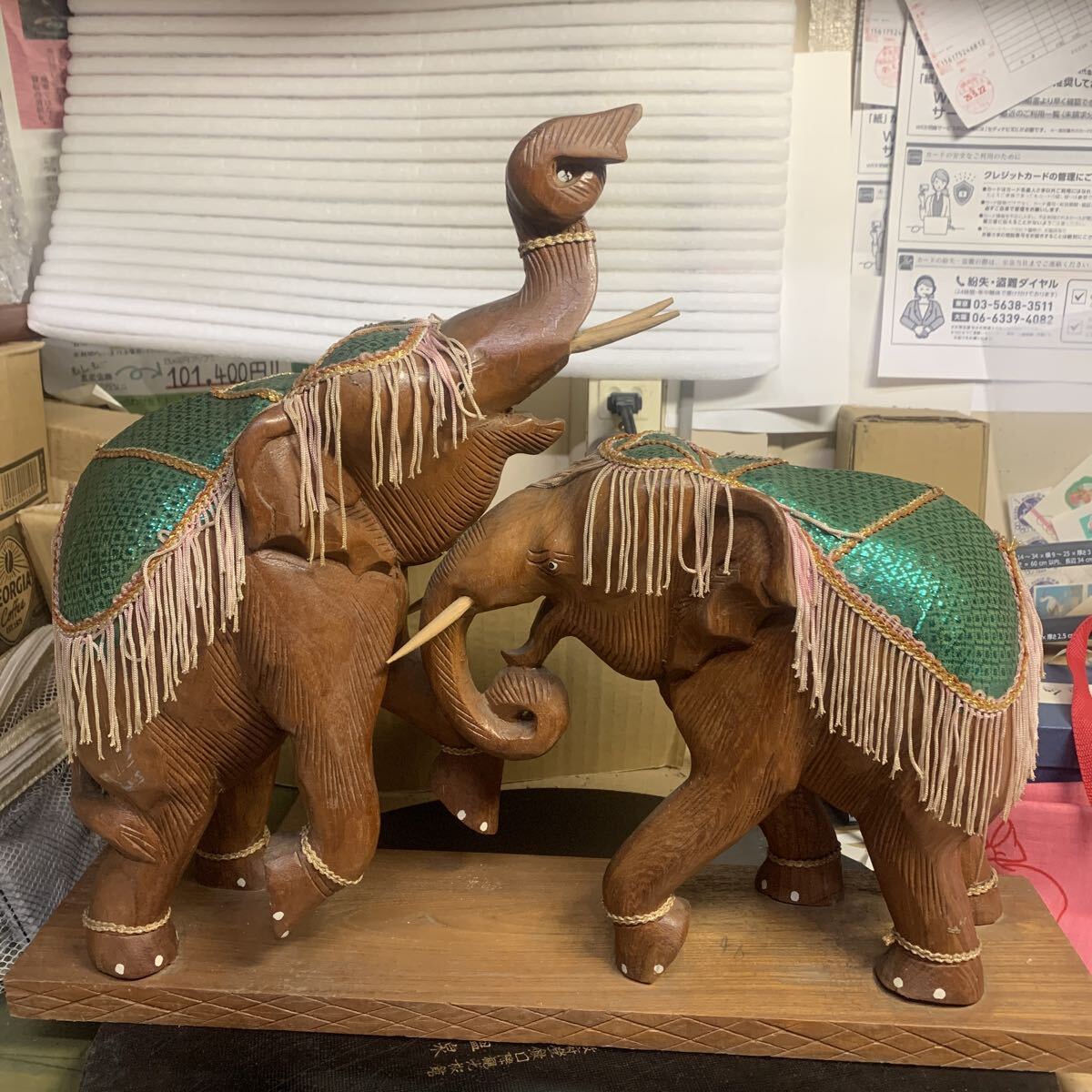 2025年最新】Yahoo!オークション -木彫 象(アンティーク
