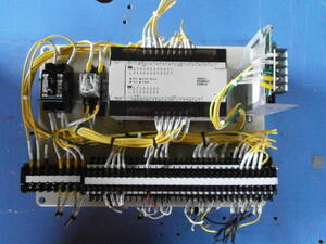 オムロン シーケンサ配電盤セット OMRON SYSMAC CPM1A/15A漏電ブレーカ/24Vリレー/オムロンS82J-0224電源/端子台