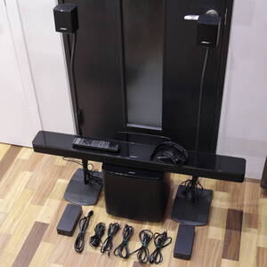 1円~ BOSE SOUNDTOUCH 300 SOUNDBER / ACOUSTIMASS 300 BASS MODULE / スピーカー×2 / スタンド ホームシアターセット 2403-K0141K(NT)