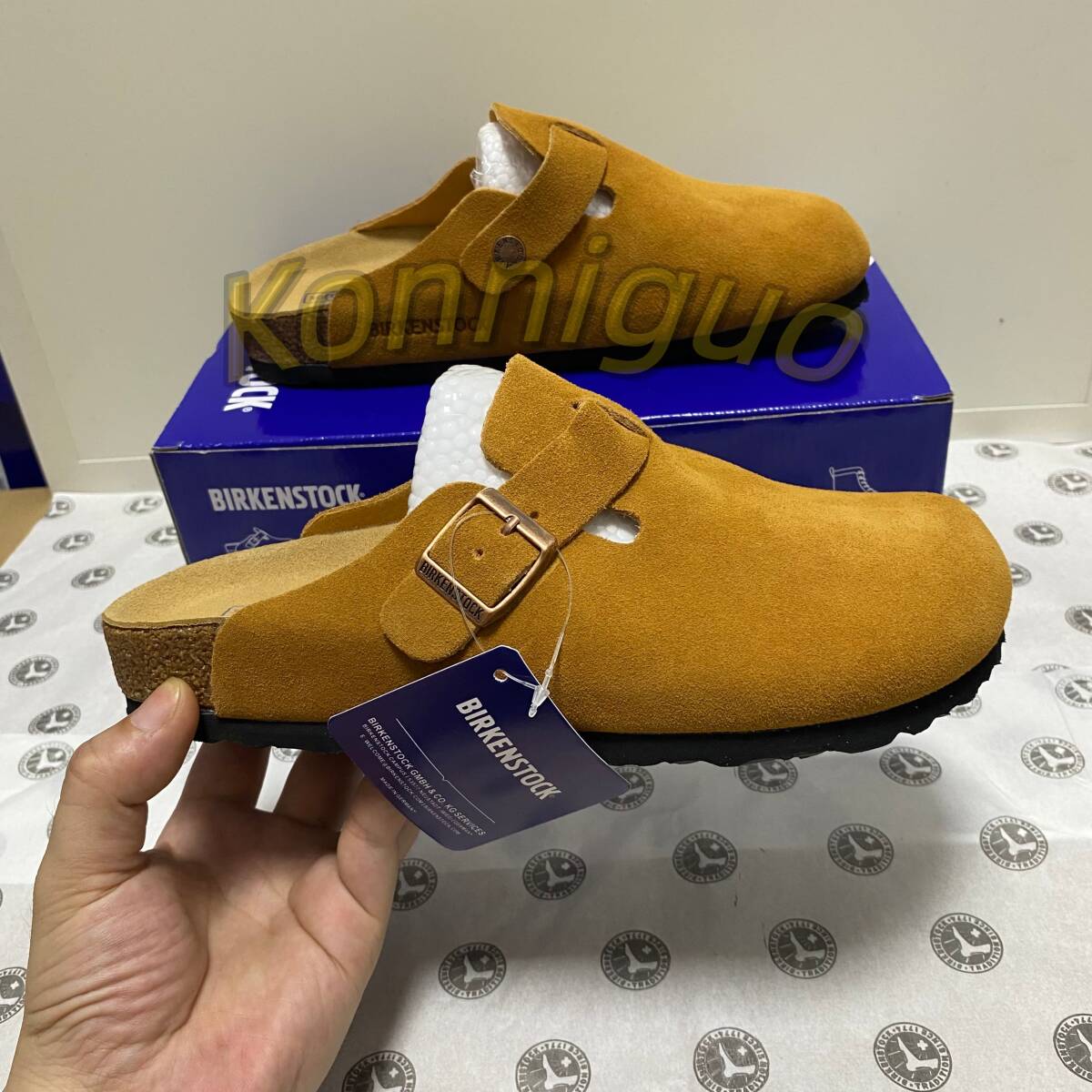 【新品未使用】ビルケンシュトック ボストン サンダル メタリック 38 ビルケンシュトック BIRKENSTOCK サンダル メンズ レディース