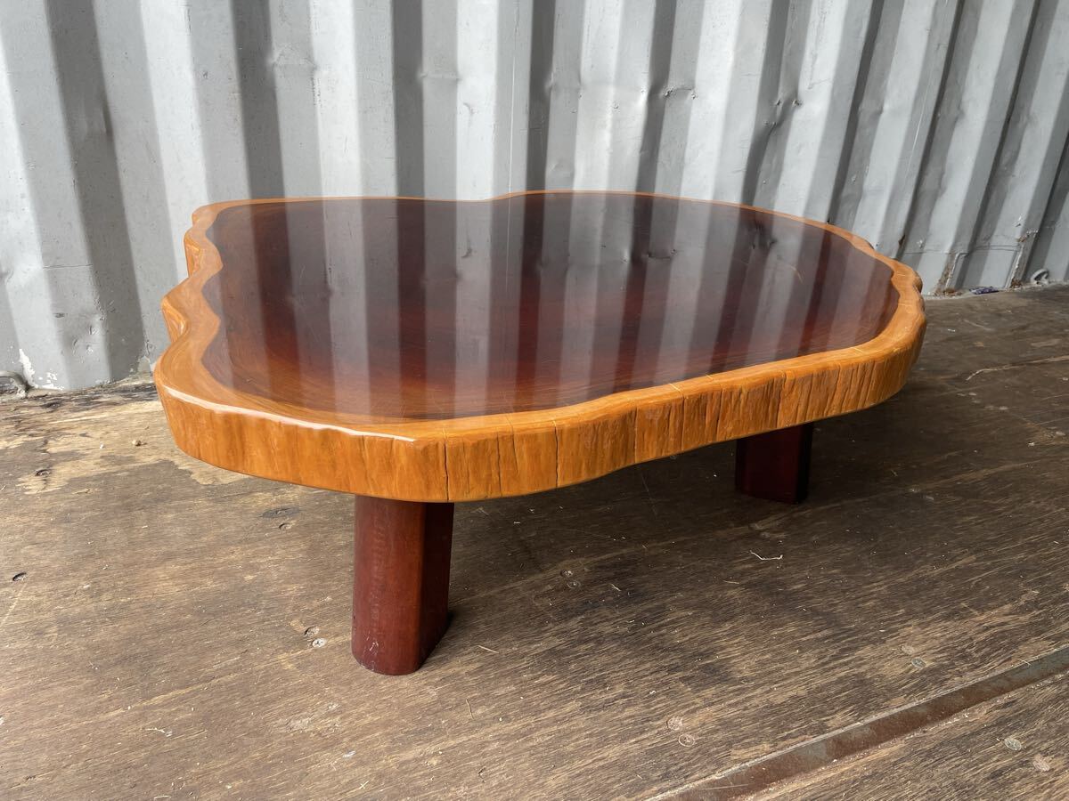 Yahoo!オークション -「一枚板 座敷机」の落札相場・落札価格