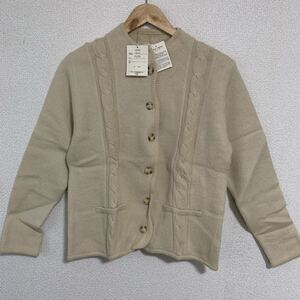 【新品タグ付】 Le' Fumoir ラフモア レディース 厚手 ニット ウール100% Lサイズ 長袖 トップス 茶系
