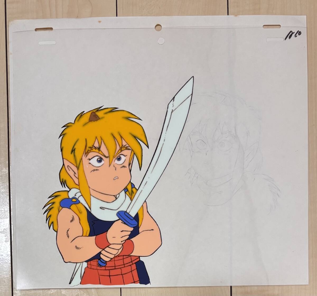 セル画 魔神英雄伝ワタル 戦部ワタル A4 END セル画 魔神英雄伝ワタル 戦部ワタル A4 END セル画 魔神英雄伝