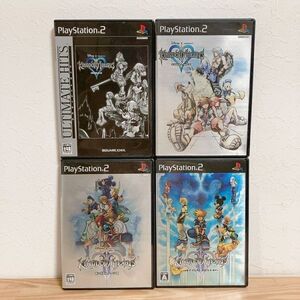 【中古】〈PS2ソフト〉4本セット キングダムハーツ1&2 FINAL MIX1&2 KINGDOM HEARTS プレイステーション2 プレステ2★E2510-0196