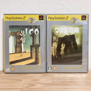 【中古】〈PS2ソフト〉2本セット ICO イコ&ワンダと巨象 プレイステーション2 プレステ2★E2510-0229