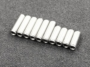 Stainless Saddle Height Screws Set For 5-Strings Bass (10) / 5弦ベース 弦高イモネジ M3(10mm×6+8mm×4)日本全国送料無料!